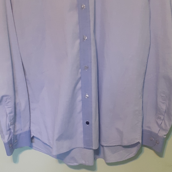Tiger of Sweden MEN 16" BLUE BUTTON DOWN L/SLEEVE - Picture 3 of 7